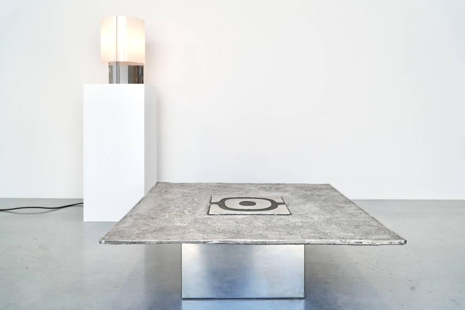Willy Ceysens, Brutalist Aluminum Coffee Table