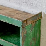 Workshop furniture – with green lockers