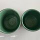 Pair of raku tea bowls, handmade ceramics