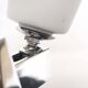 Italian chrome and opaline wall light 1970