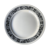 Assiette plate en faïence Boch La Louvière