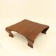 Table basse en Iroko massif par Marc Van Rampelberg