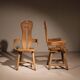 Two Brutalist Armchairs by De Puydt | Belgium 1970s