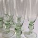 Bubbled glass flutes Montauroux