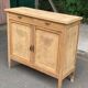Renovated vintage Parisian art deco wooden sideboard from the 1940s