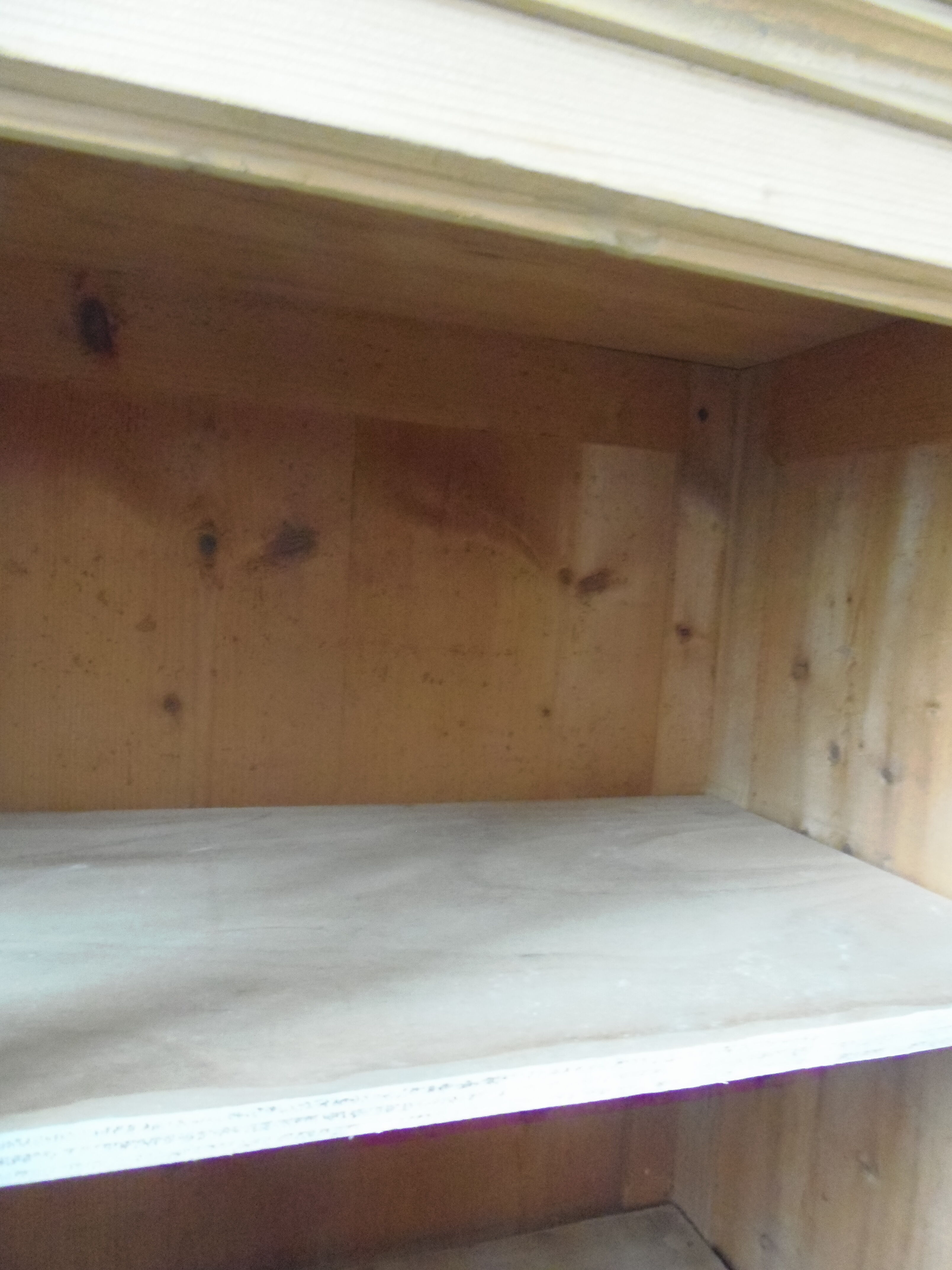 Vintage sideboard in raw pitchpin