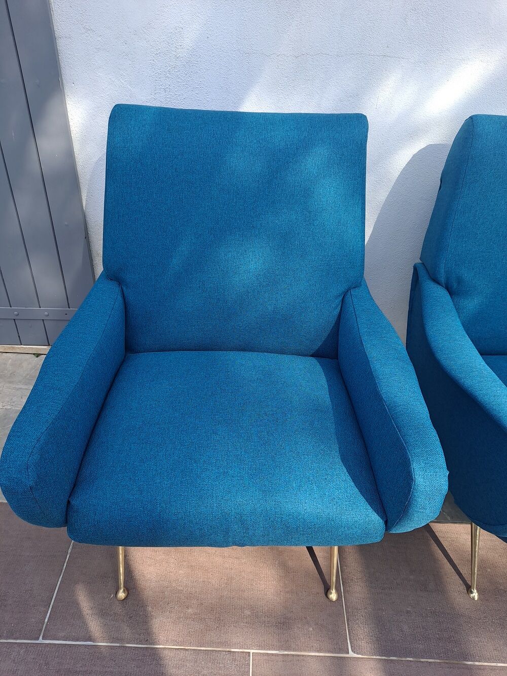 Pair armchairs