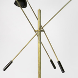Moonlight floor lamp 3 black arms