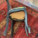 Street art noire chair