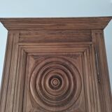 Oak solid bonnetière / wardrobe / dresser from 1940