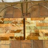 Pair of vintage marble coffee tables