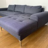 Canapé d'angle bleu Ligne Roset