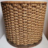 Vintage woven fiber basket