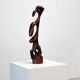 1960's abstract wooden sculpture