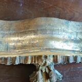 Antique gilded wooden frieze, shelf support