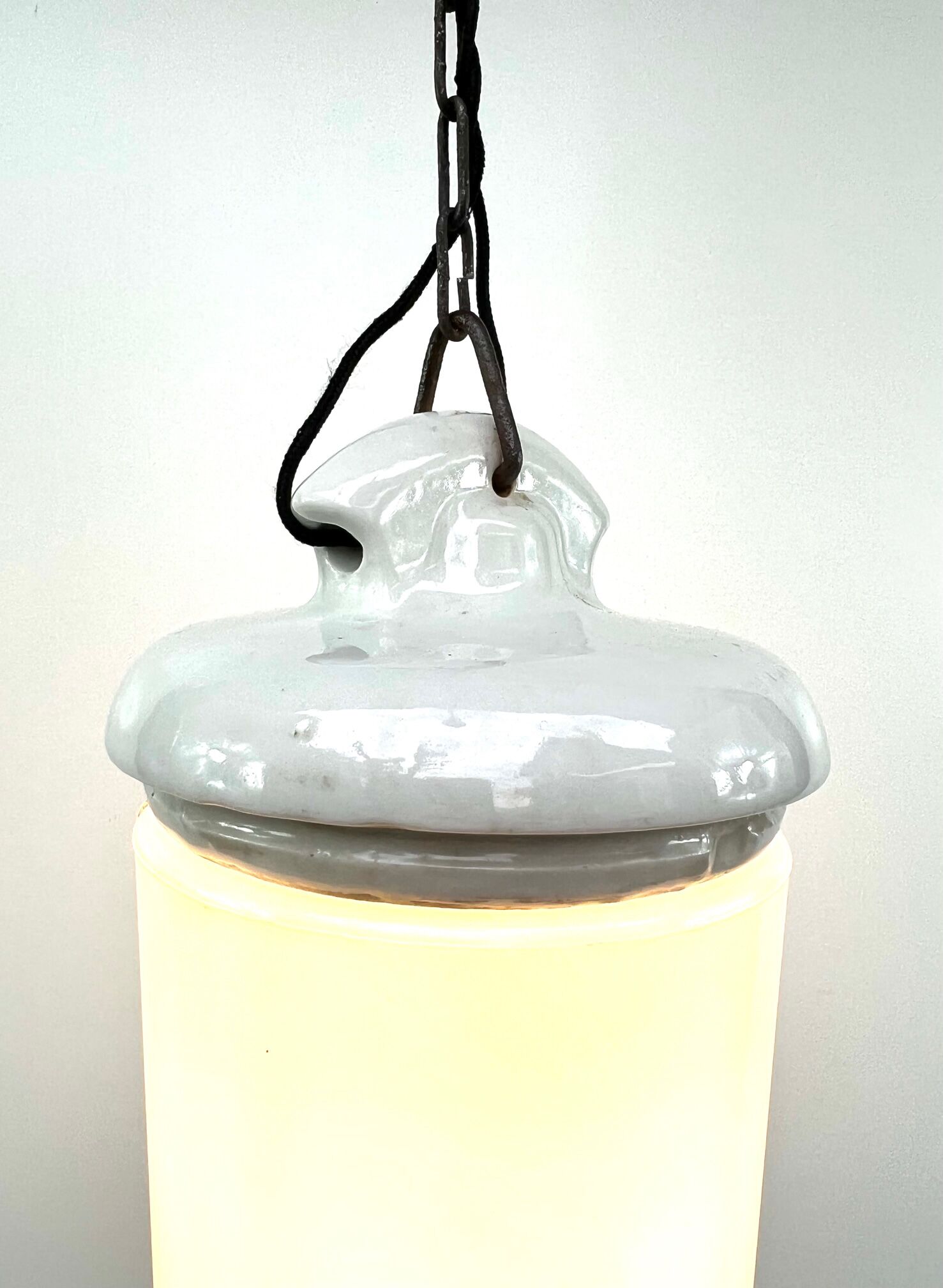 Opaline hanging height 31 cm diameter 14 cm general electric