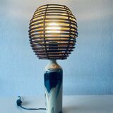 Signed ceramic lamp