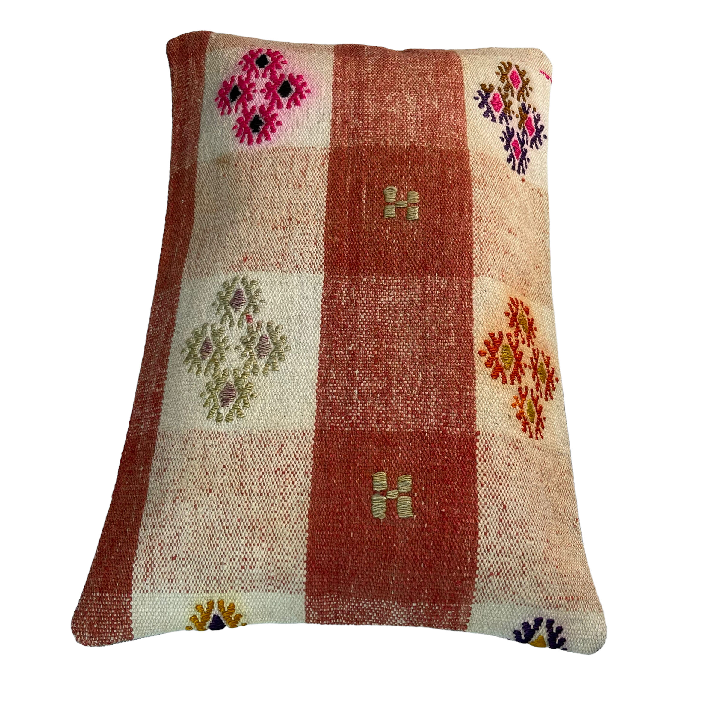 Vintage turkish handmade cushion cover , 30 x 50 cm