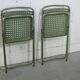 Pair of vintage metal folding chairs, 1960s