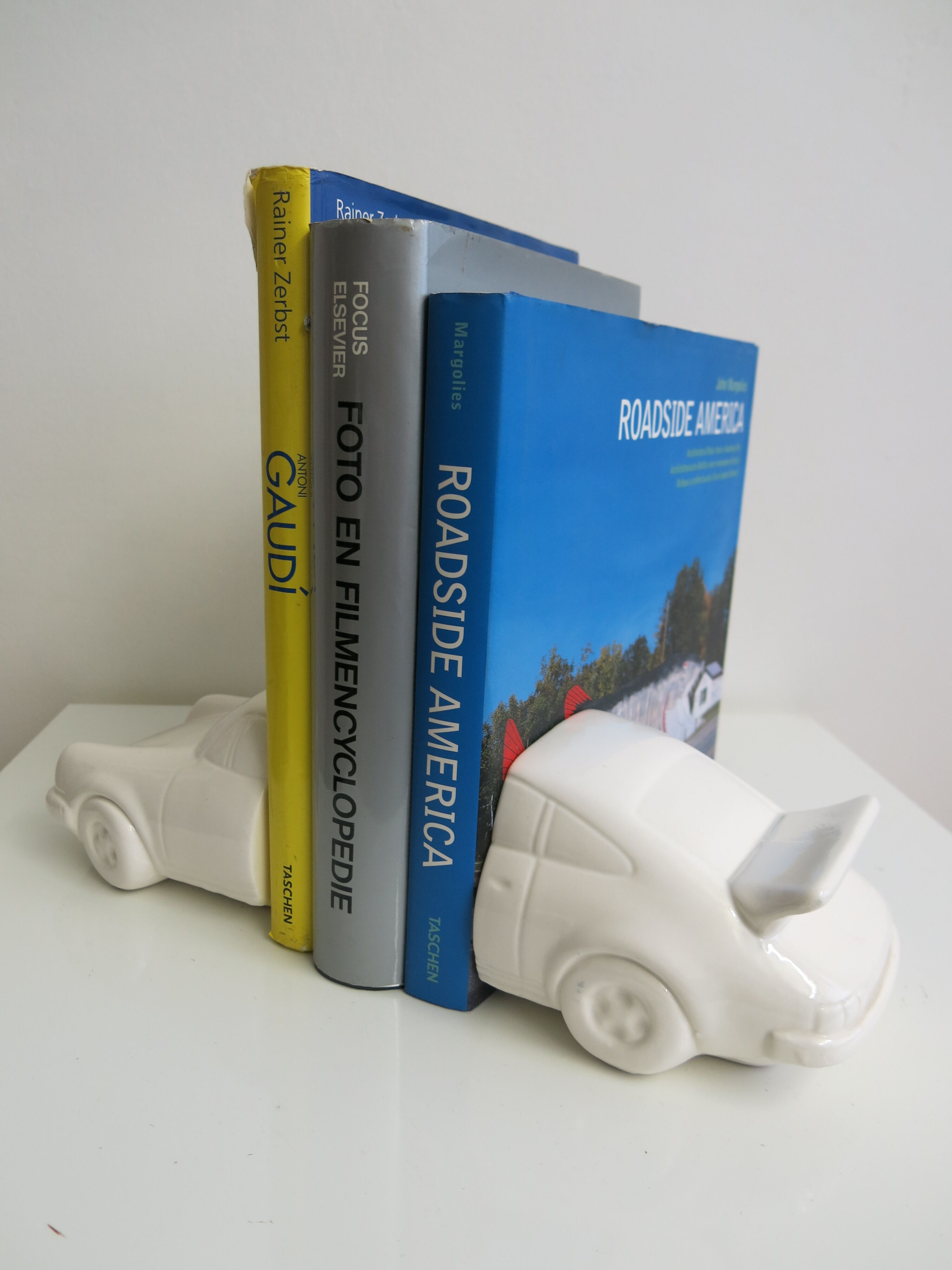 Pair of vintage Porsche 911 bookends