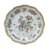 Assiette de collection Vieux Rouen signée faite main