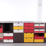 Vintage Palaset Palanox Modular Storage Boxes Set of 12, Made by Treston Oy, Finland 1972