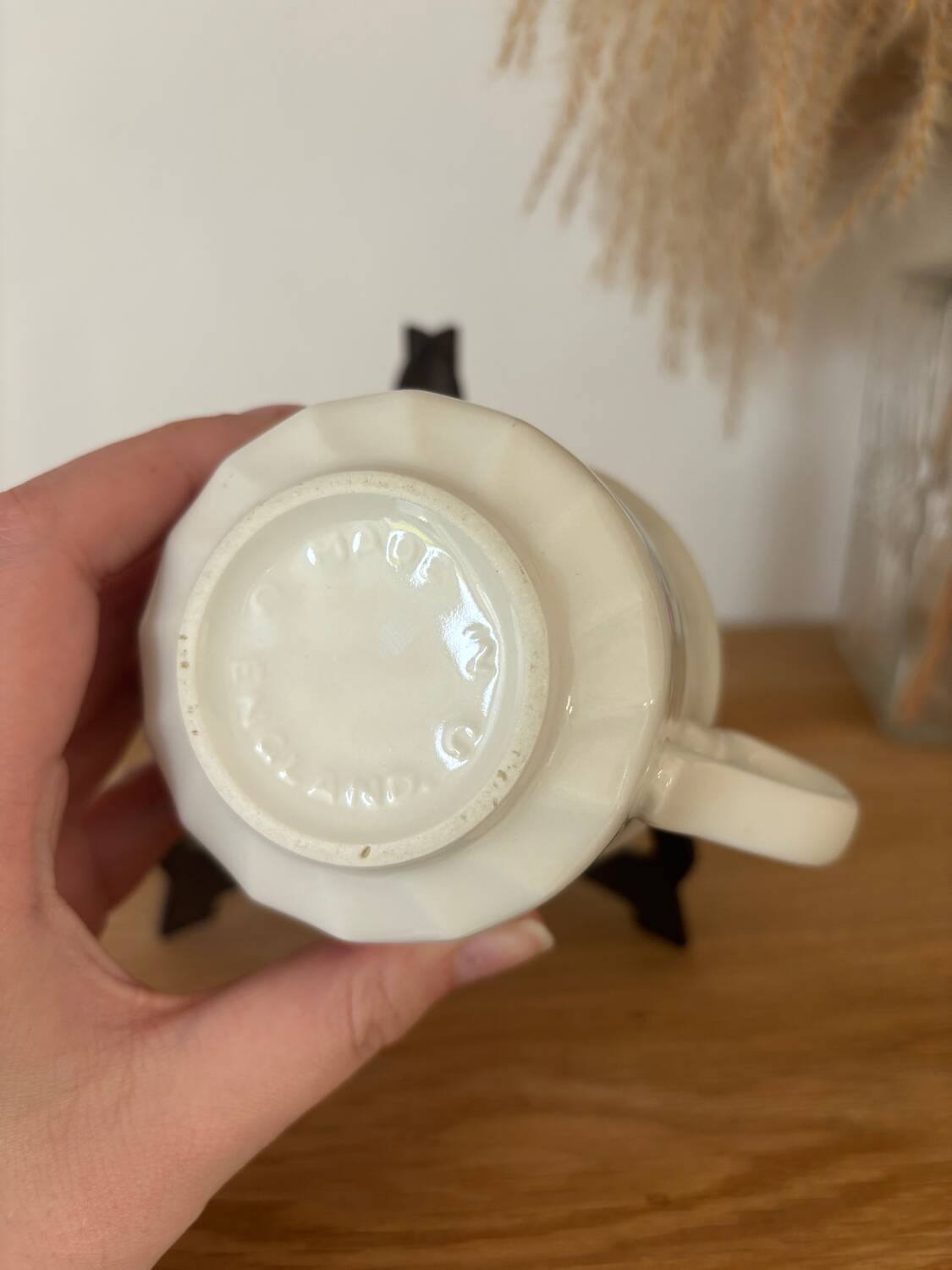 Crown Clarence English porcelain cup and dessert plate
