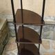 Etagere d’angle vintage 1960 formica 4 plateaux