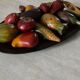 Vintage wooden fruit platter