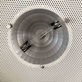 Vintage yellow Cubi Spot industrial pendant light