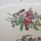 Lunéville earthenware ravine KG pattern pink flowers L 27 cm