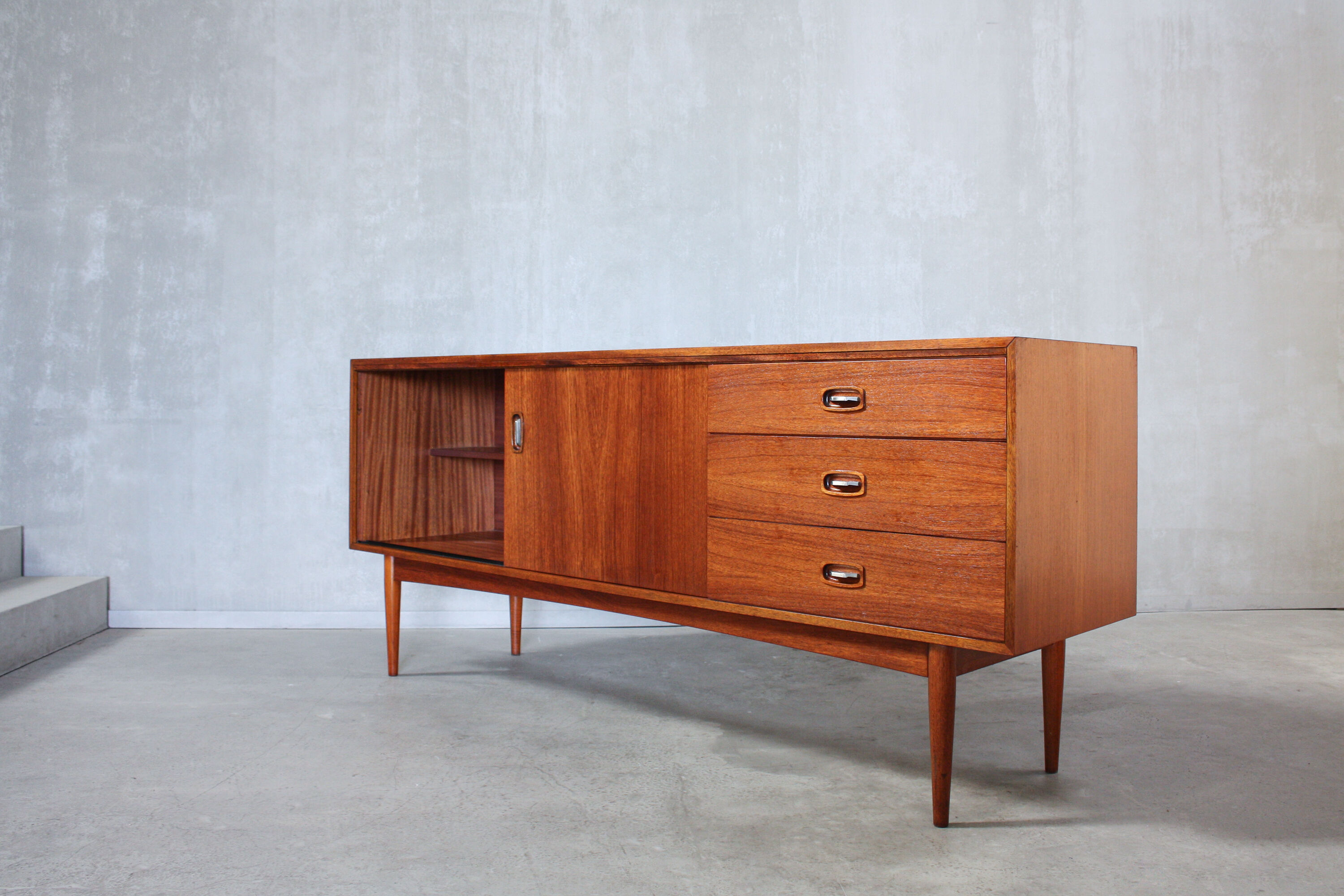 Enfilade vintage en teck, années 1960