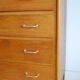 Commode vintage en bois pieds compas