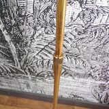 Brass reading floor lamp