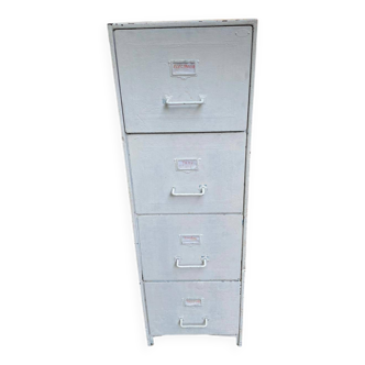 White industrial 4-drawer document holder office cabinet