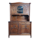 Louis XVI two-body buffet stamped in walnut, 19th century.
