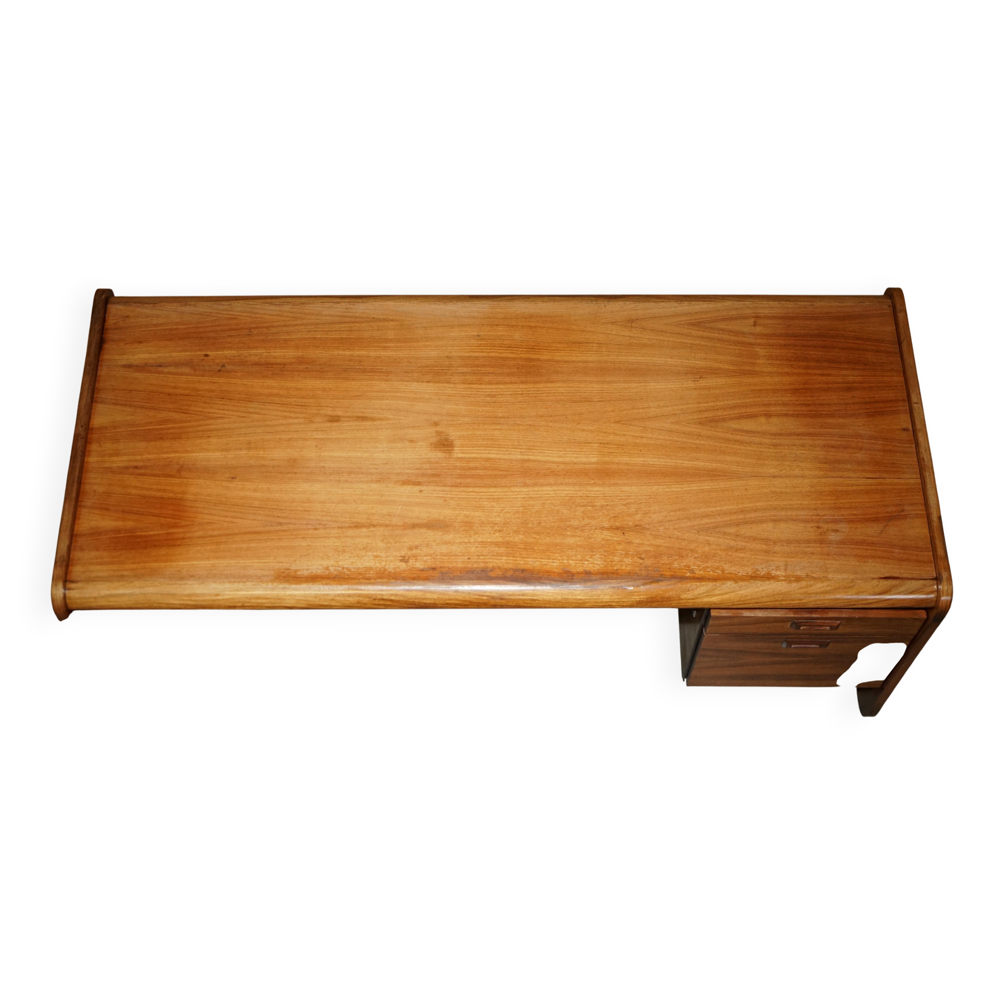 Left corner desk, Brazilian wood, mid-century Danish.