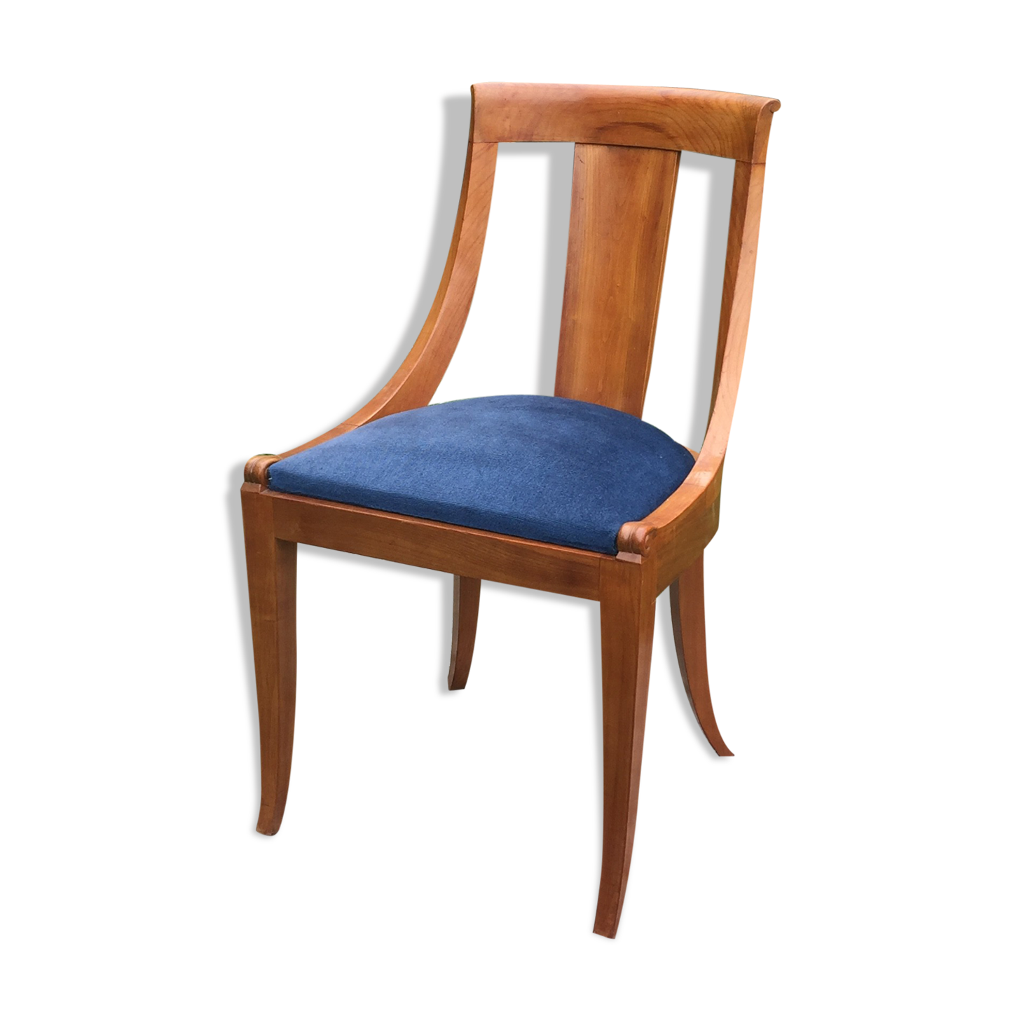 Walnut chair Empire style