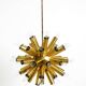 XXL 1960s Space Age brass ceiling lamp by J.T. Kalmar with 43 arms | 66 cm