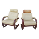 paire de fauteuils suédois Nélo