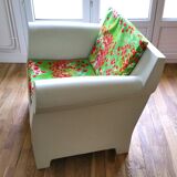 STARCK Bubble armchair "zinc white"