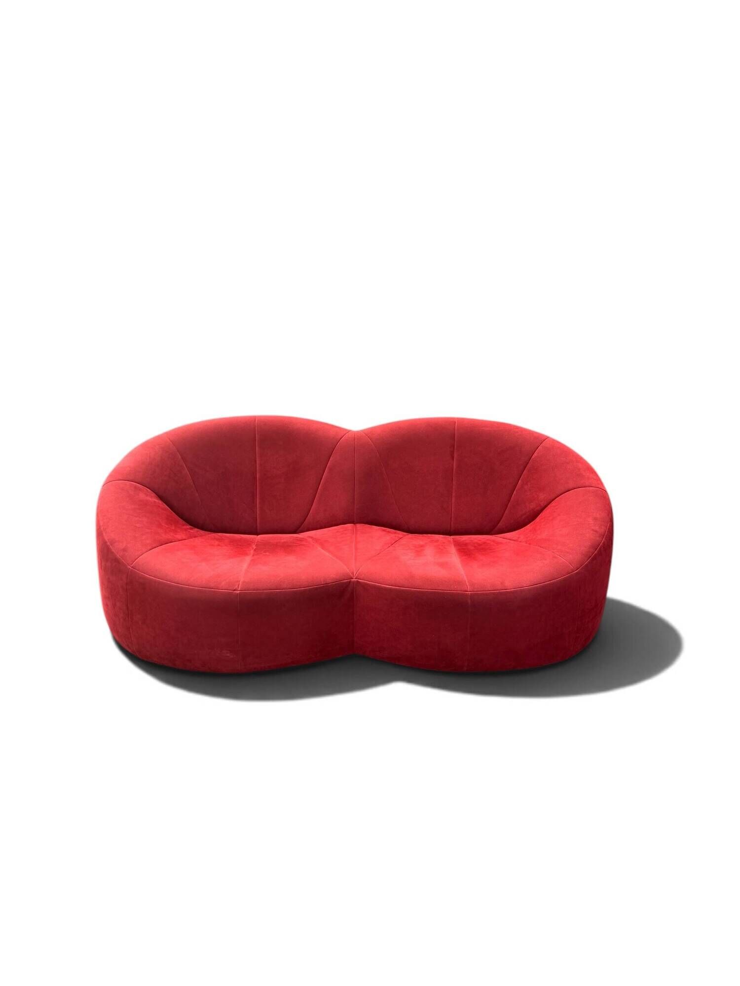 Red Pumpkin Sofa for 2 - Pierre Paulin - Ligne Roset (circa 2000)