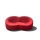 Red Pumpkin Sofa for 2 - Pierre Paulin - Ligne Roset (circa 2000)