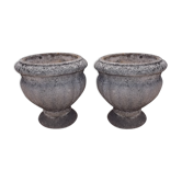 Pair of vases in stone Dordogne XIX