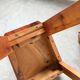 Paire de chaises brutalistes savoyardes en pin