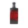 West Germany ceramic vase in black and red, glazed pottery from the 1970s