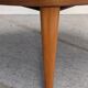 Scandinavian extendable round table in rosewood, 60s-70s