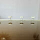 Wall-mounted coat rack in lacquered metal 40s 50s