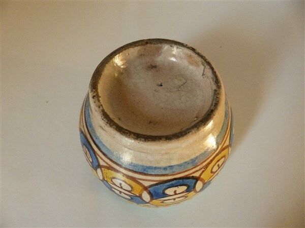 Jobbana butter pot in earthenware Morocco Fez
