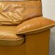 Canapé en cuir marron Roche Bobois